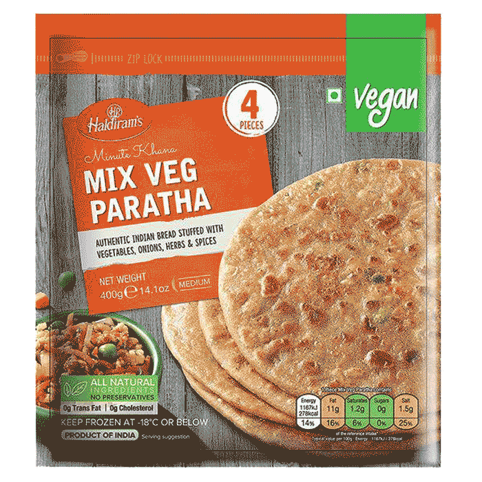 Haldiram's Mix Veg Paratha 400g
